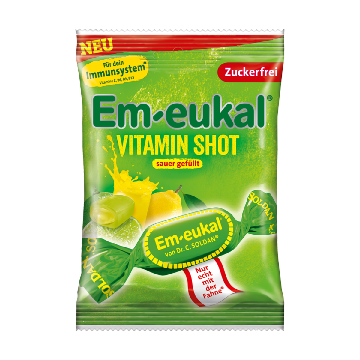 Em-eukal Vitamin-Shot sauer zuckerfrei 75g