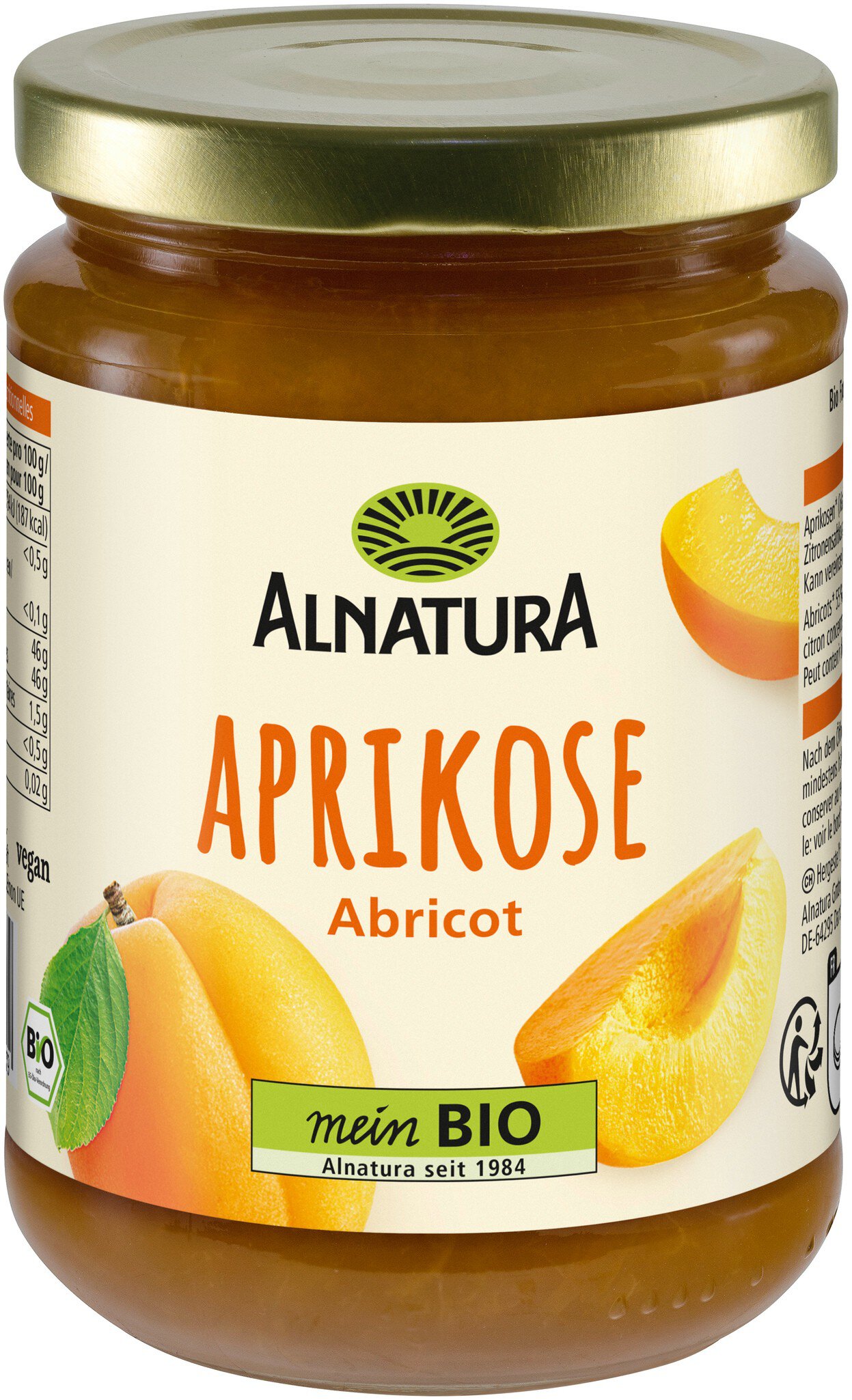 Bio Alnatura фруктовая намазка абрикос 420g