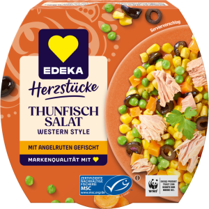 MSC EDEKA Herzstücke Thunfischsalat Western Style 160g