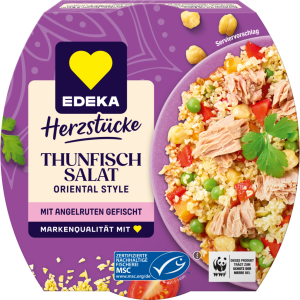 MSC EDEKA Herzstücke Thunfischsalat Oriental Style 160g
