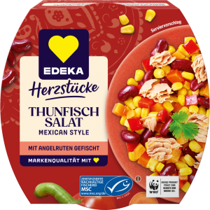 MSC EDEKA Herzstücke Thunfischsalat Mexican Style 160g