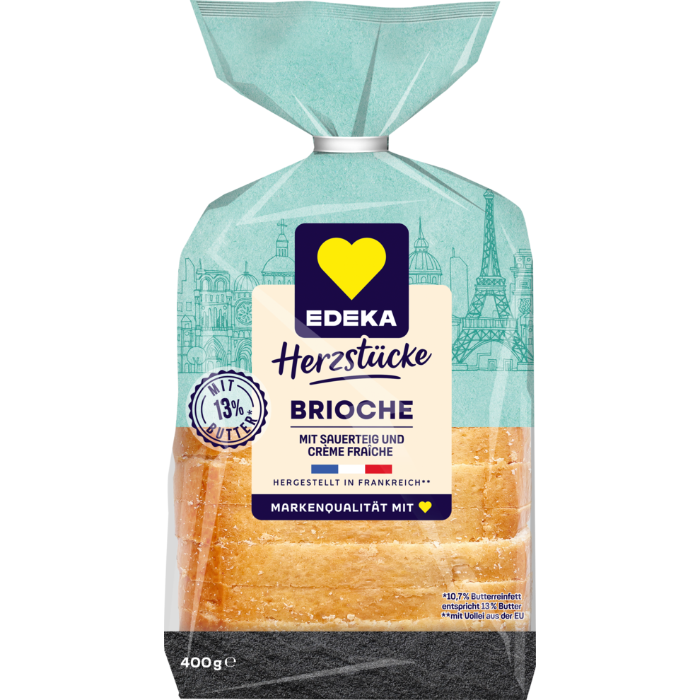 EDEKA Herzstücke Brioche Creme Fraiche 400g
