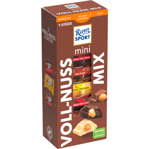 Ritter Sport Mini Voll-Nuss Mix Turm 7ST 116,69g