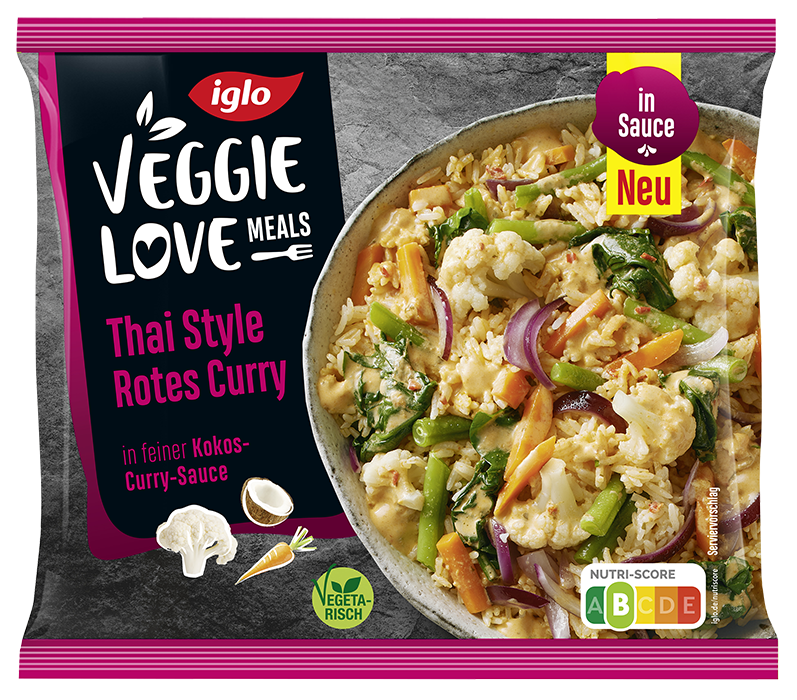 Iglo Thai Style Rotes Curry 450g