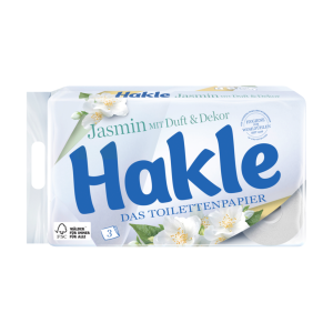 Hakle Toilettenpapier Jasmin 3-lagig 8x150BL