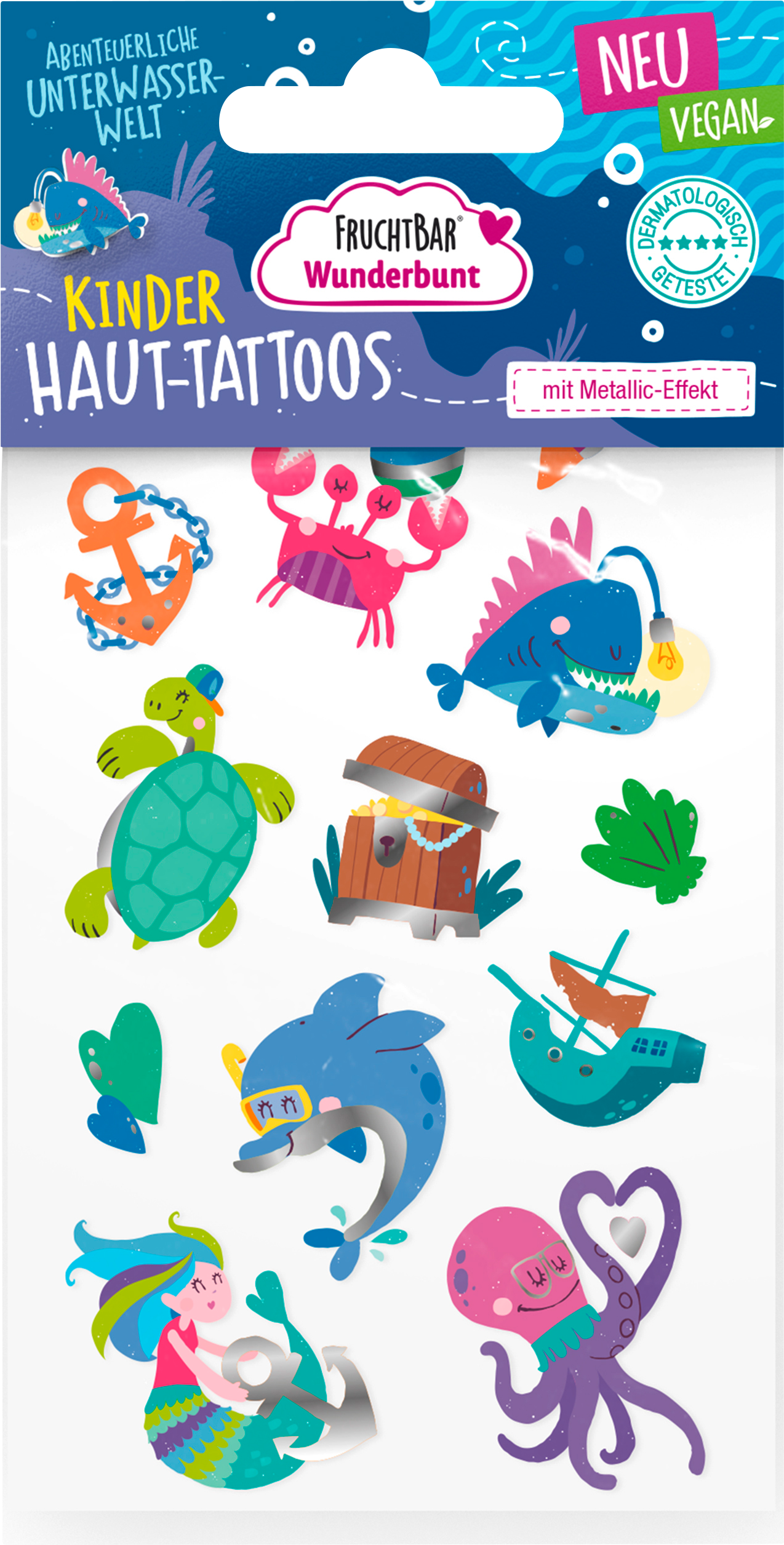 Fruchtbar Wunderbunt Kinder Haut-Tattoos