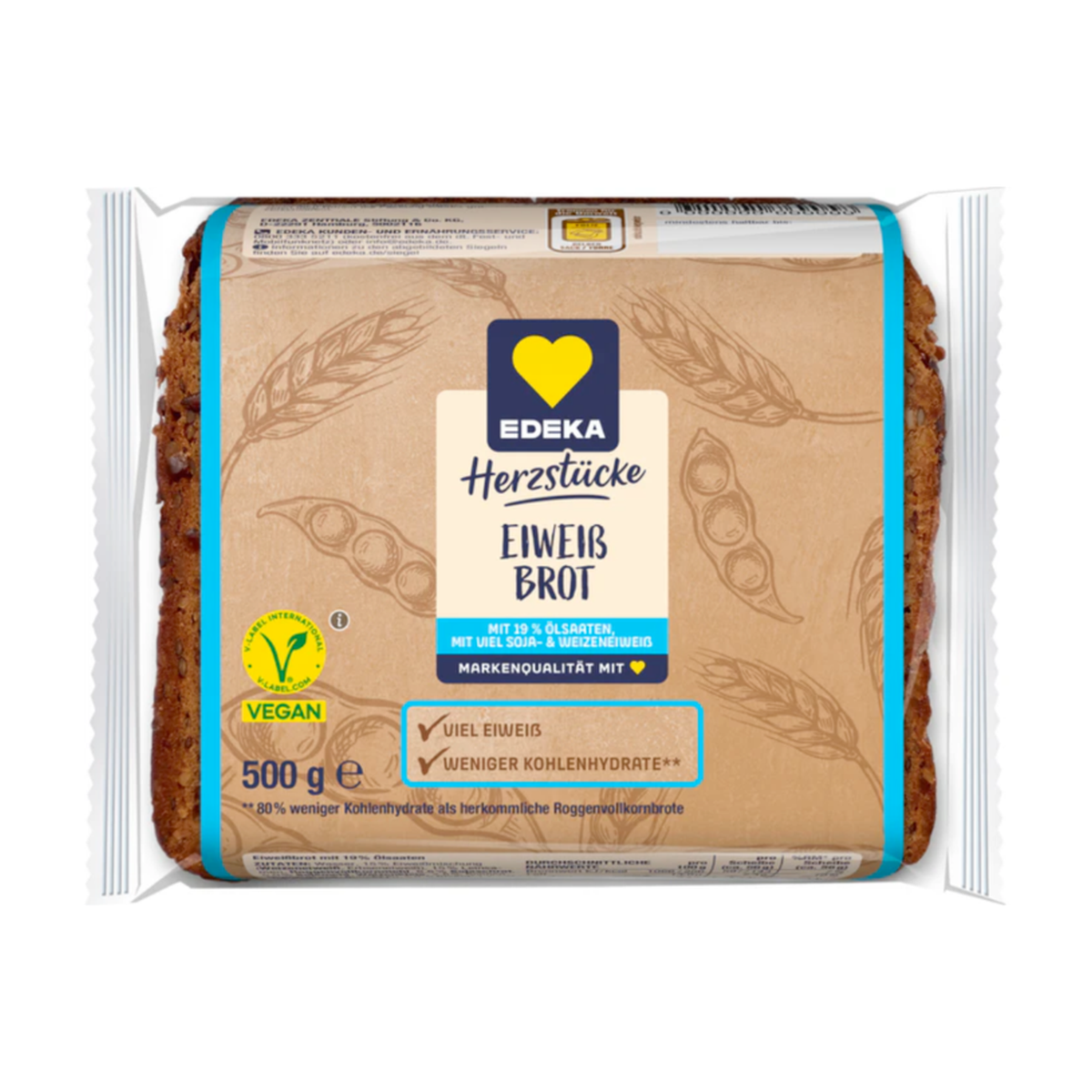 EDEKA Herzstücke Eiweißbrot 500g