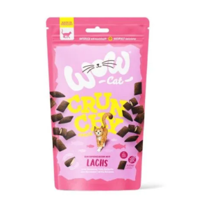 WOW Для кошек хрустящий снек, лосось 60g