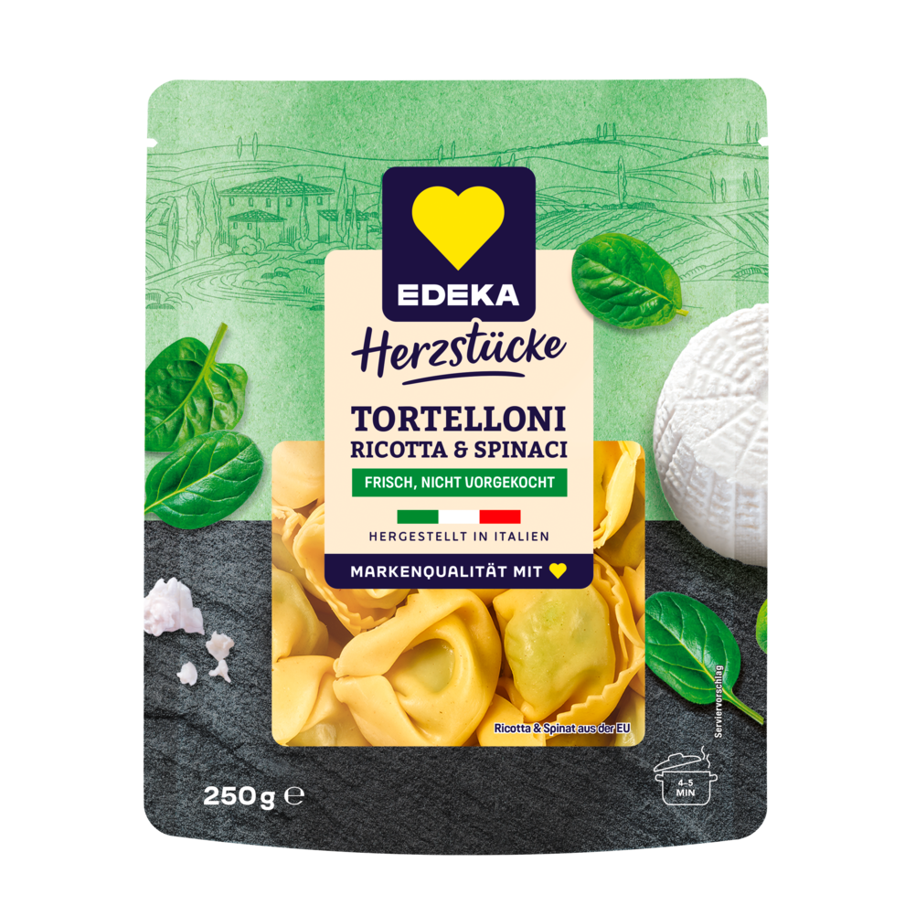 EDEKA Herzstücke Tortelloni Ricotta&Spinat 250g