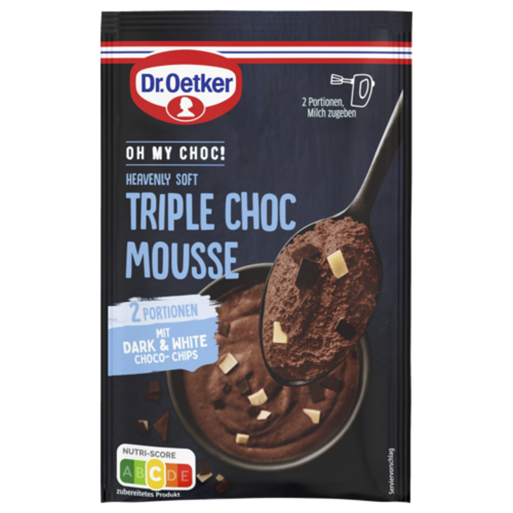 Dr.Oetker Oh My Choc! Triple Choc Mousse für 0,2l 70g