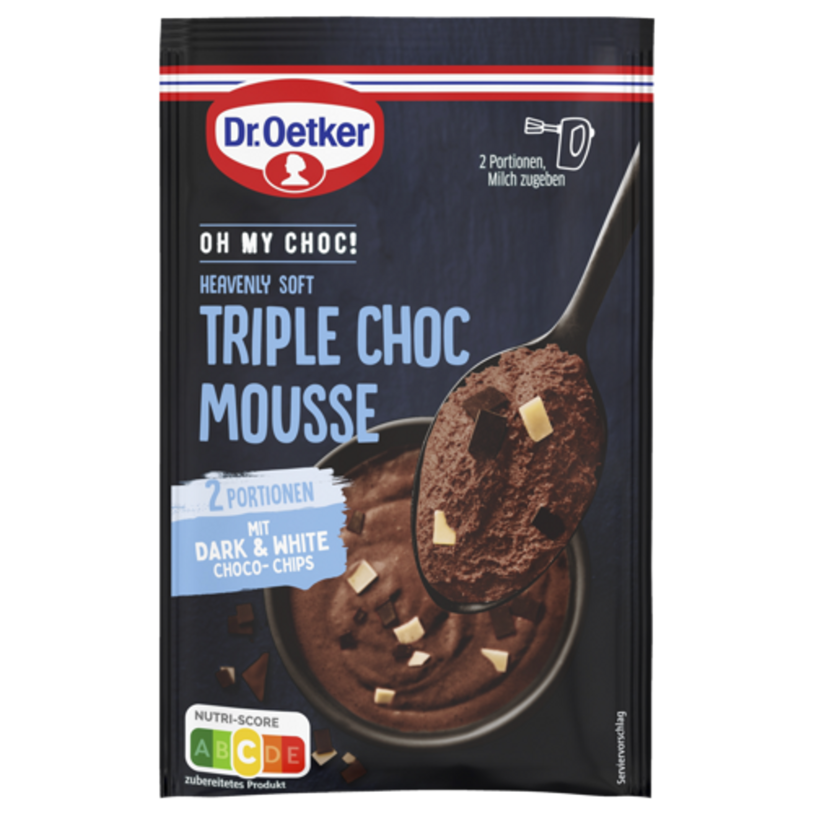 Dr.Oetker Oh My Choc! Triple Choc Mousse für 0,2l 70g