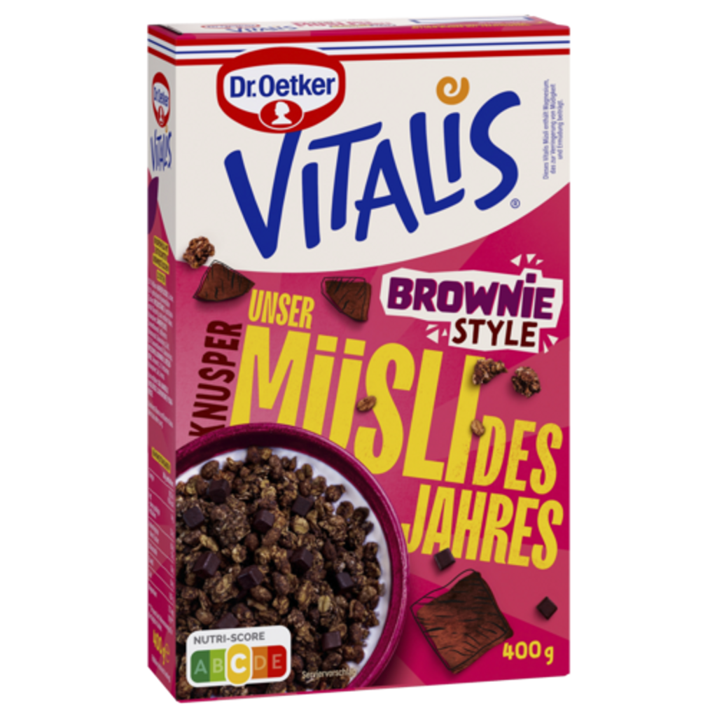 Dr.Oetker Vitalis Mischung des Jahres Knusper Brownie Style 400g