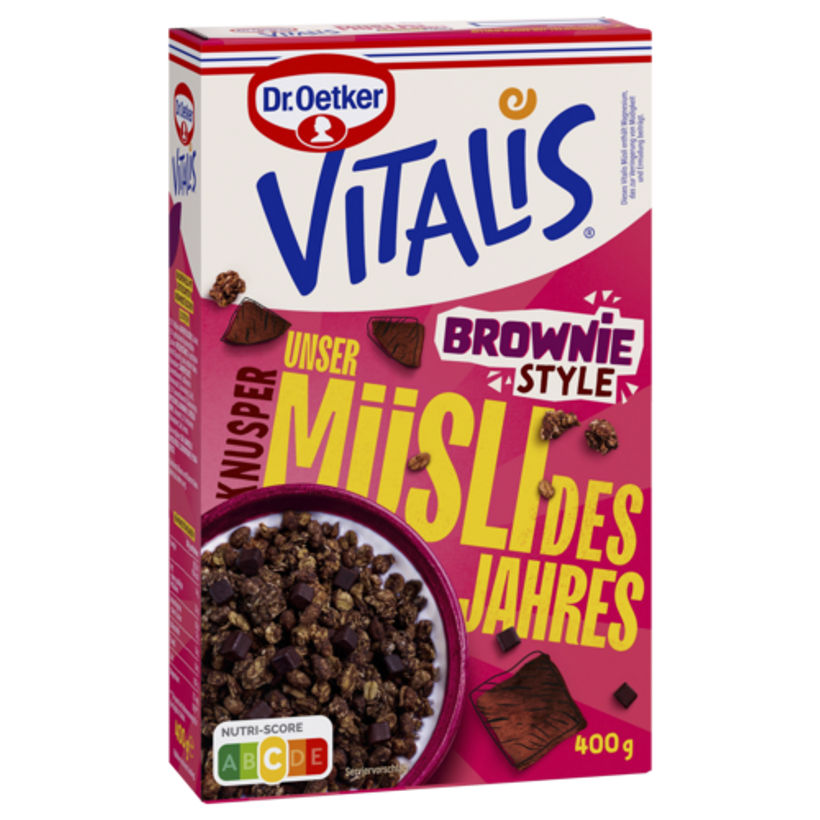 Dr.Oetker Vitalis Mischung des Jahres Knusper Brownie Style 400g