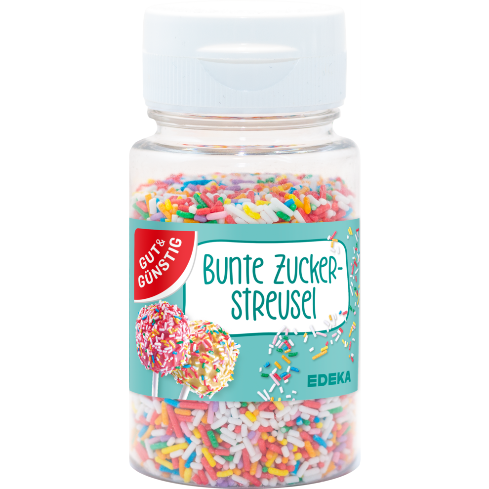GUT&GÜNSTIG Zuckerstreusel bunt 75g