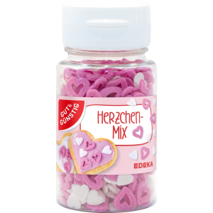 GUT&GÜNSTIG Streudekor Herzen 57g