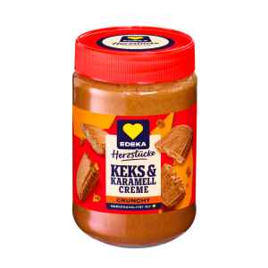 EDEKA Herzstücke Keks&Karamell Creme Crunchy 400g