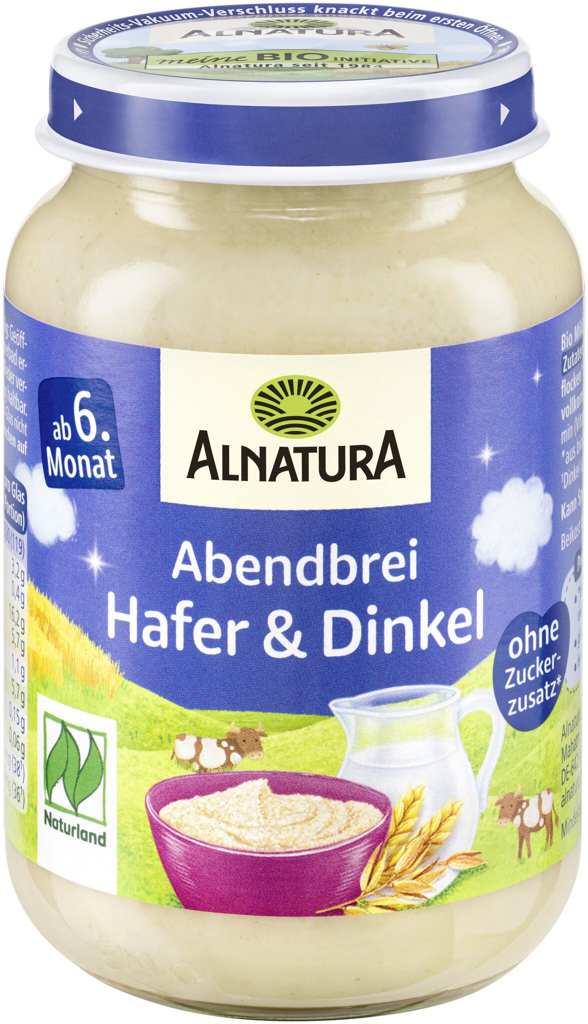 Bio Alnatura Abendbrei Hafer-Dinkel 190g
