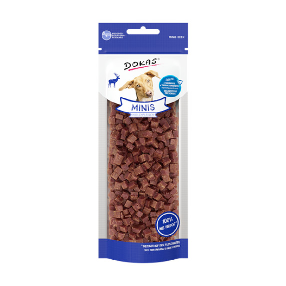 Dokas Minis Hirschfleisch 60g