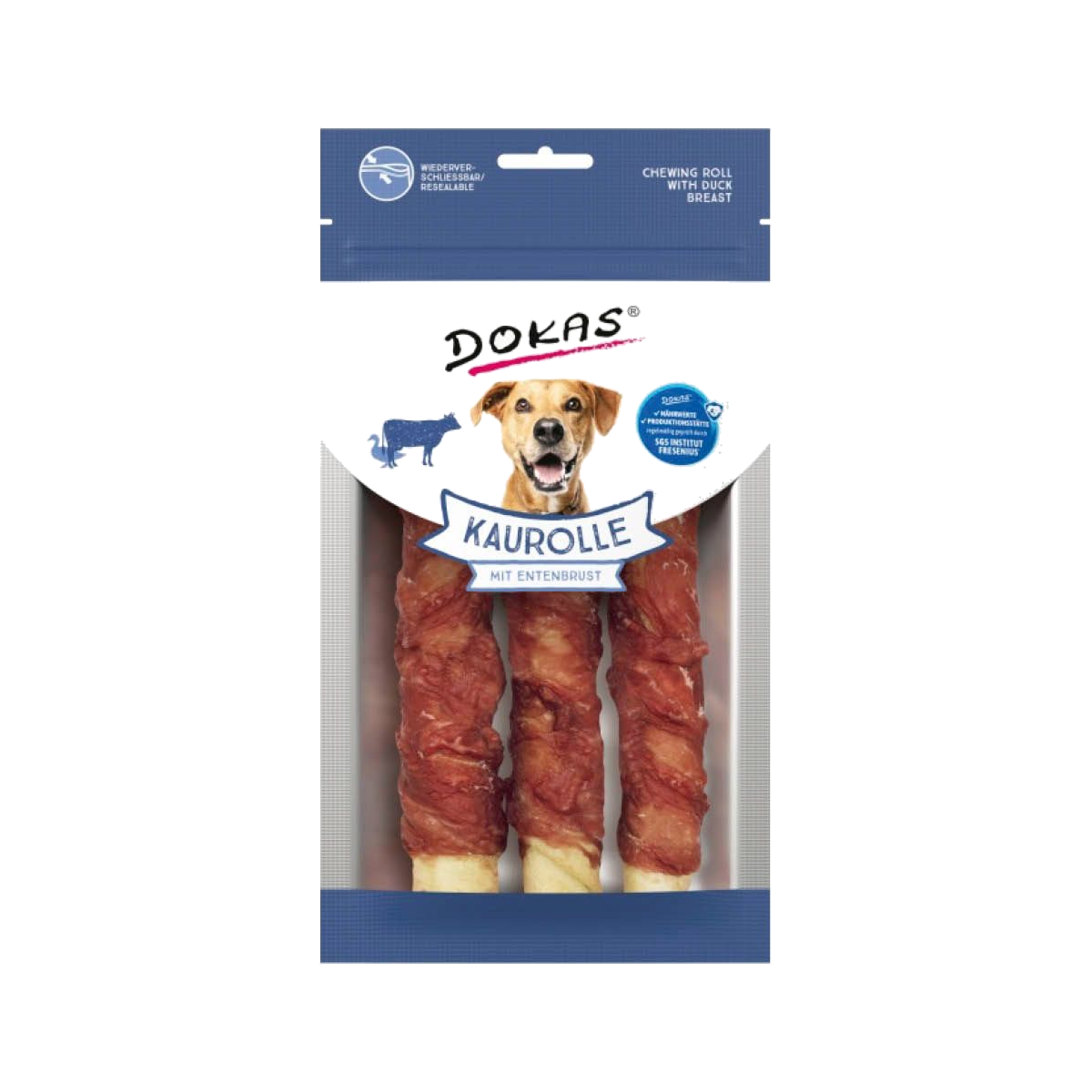 Dokas Kaurolle mit Hühnerbrust Medium 150g
