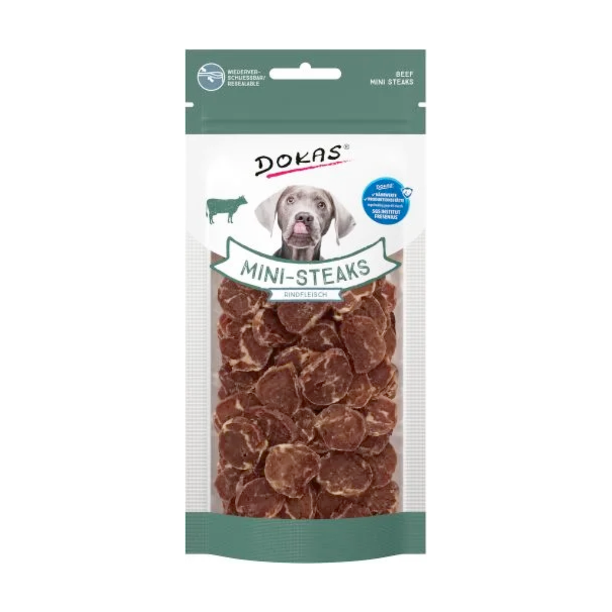 Dokas Mini Steaks Rindfleisch 50g
