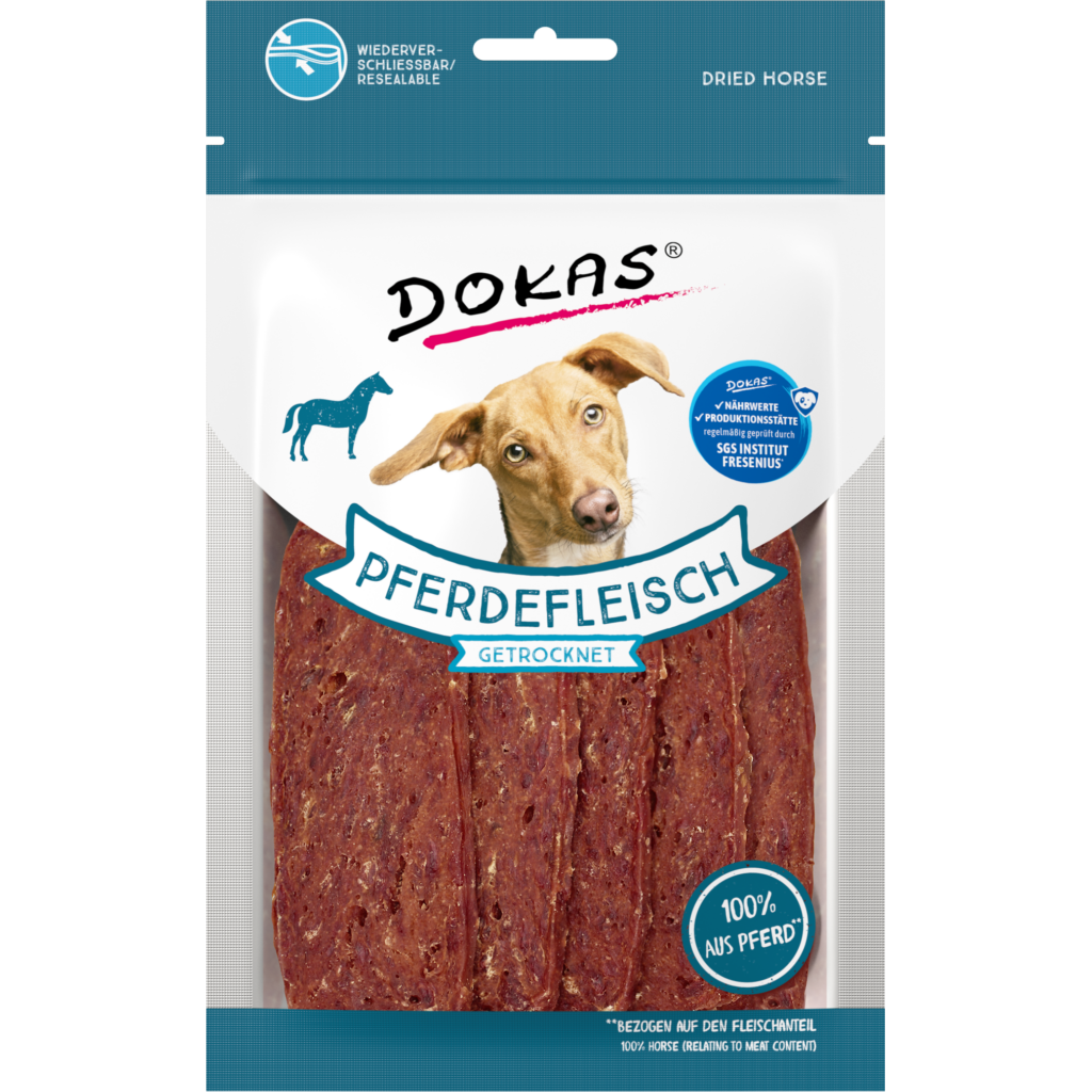 Dokas Pferdefleisch getrocknet 60g