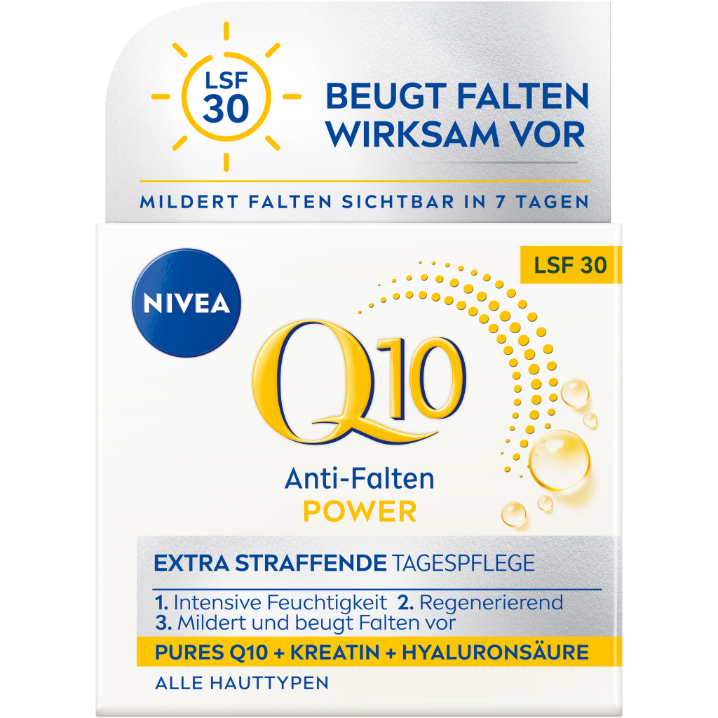 Nivea Q10 Anti-Falten Power Straffende Tagespflege LSF30 50ml