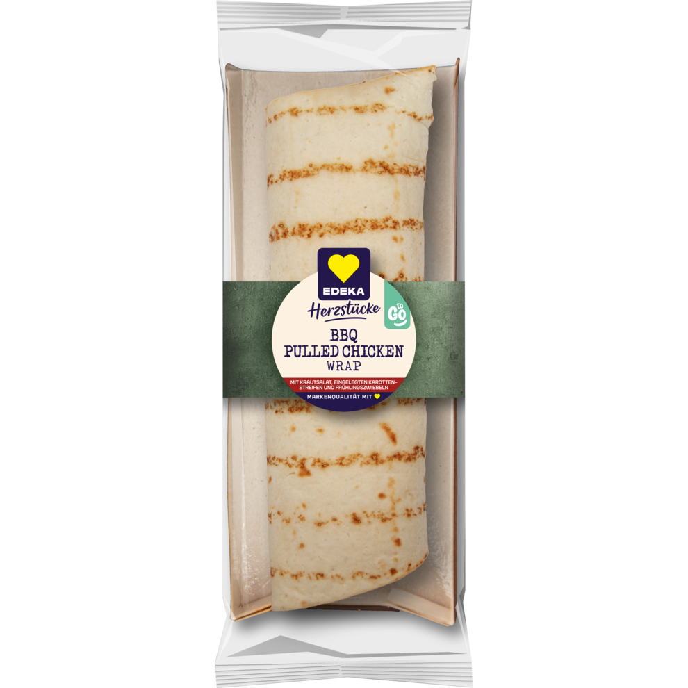 EDEKA Herzstücke Wrap Pulled Chicken BBQ 220g