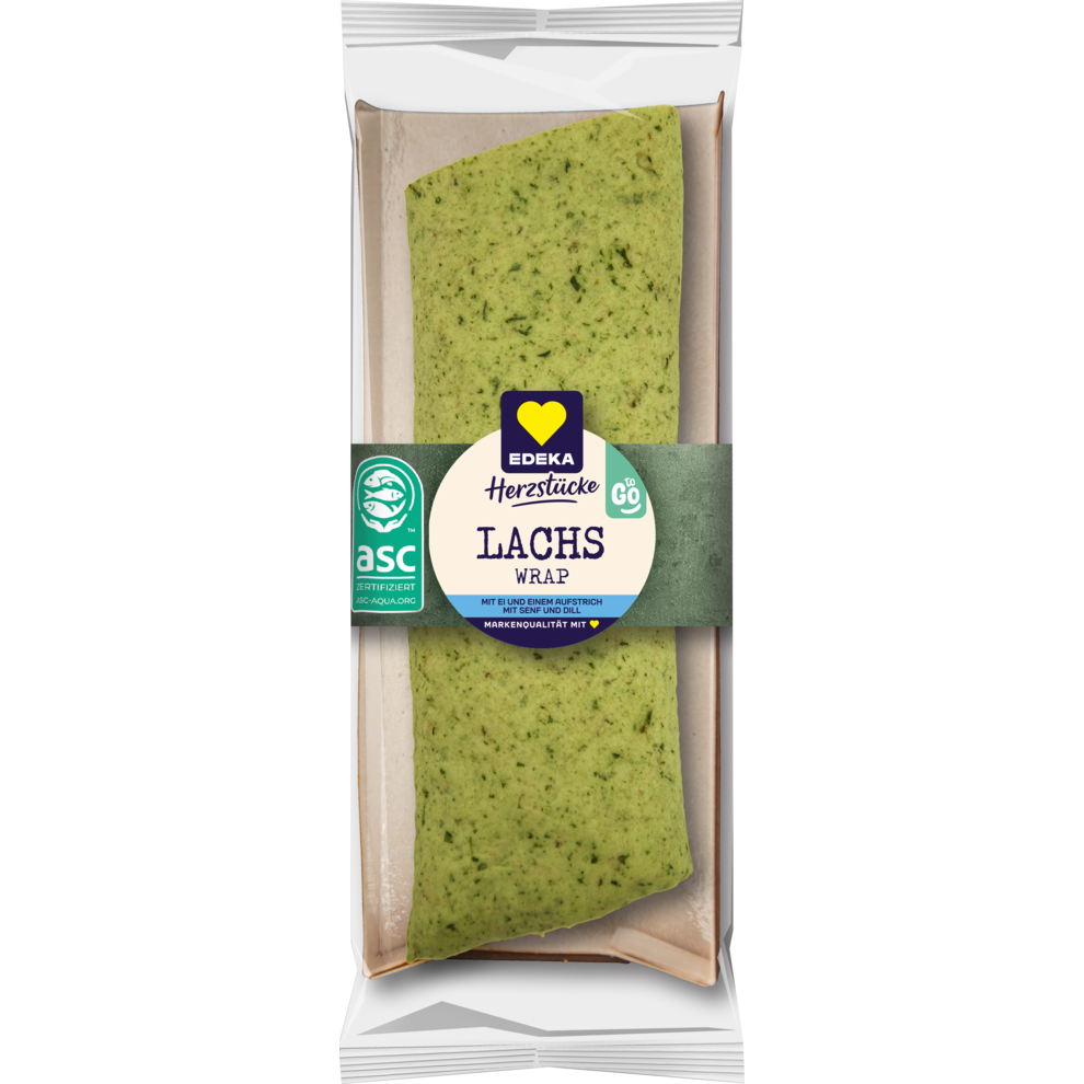 ASC EDEKA Herzstücke Wrap Lachs Ei 220g