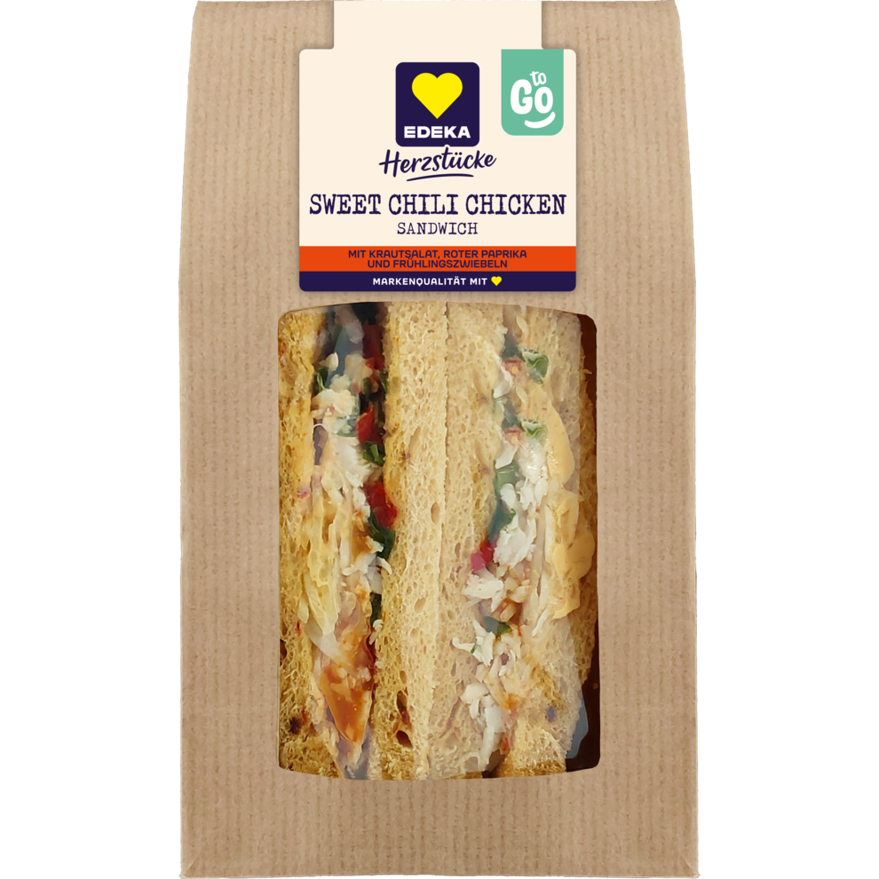 EDEKA Herzstücke Sandwich Hähnchen Sweet Chilli 75g