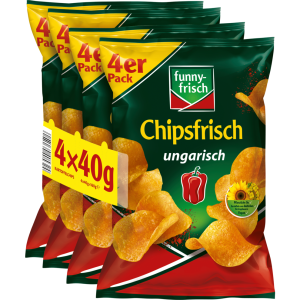funny-frisch Chipsfrisch ungarisch 4x40g