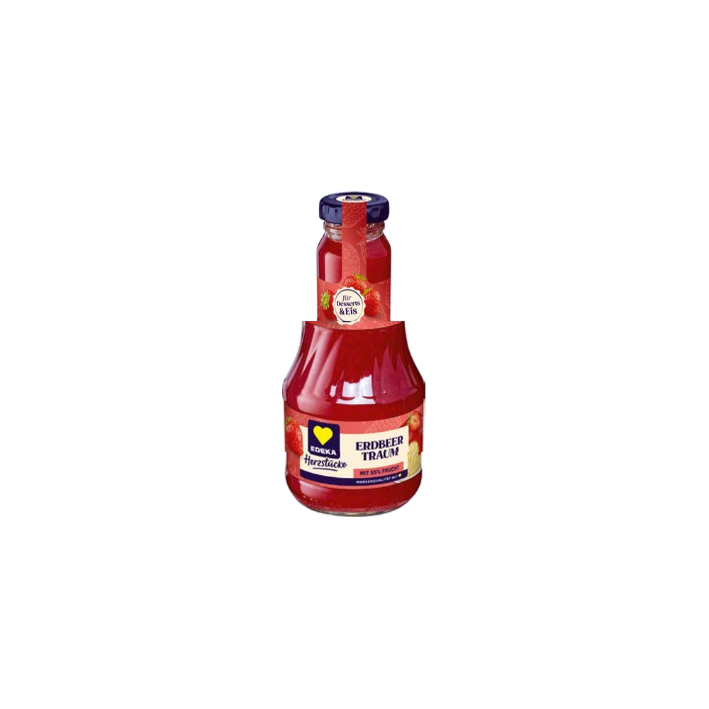 EDEKA Herzstücke Dessertsauce Erdbeere 250ml