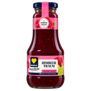 EDEKA Herzstücke Dessertsauce Himbeere 250ml