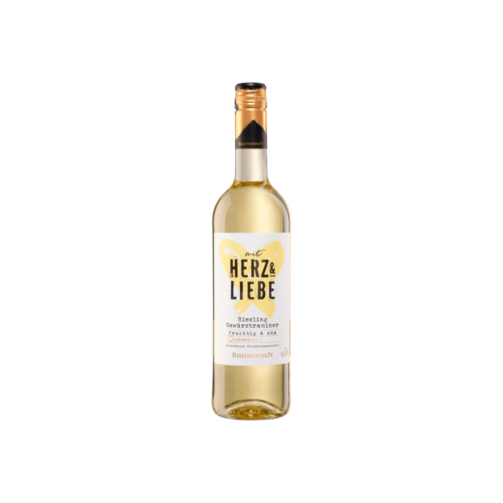 Mit Herz&Liebe Riesling&Gewürztraminer QbA süß 0,75l