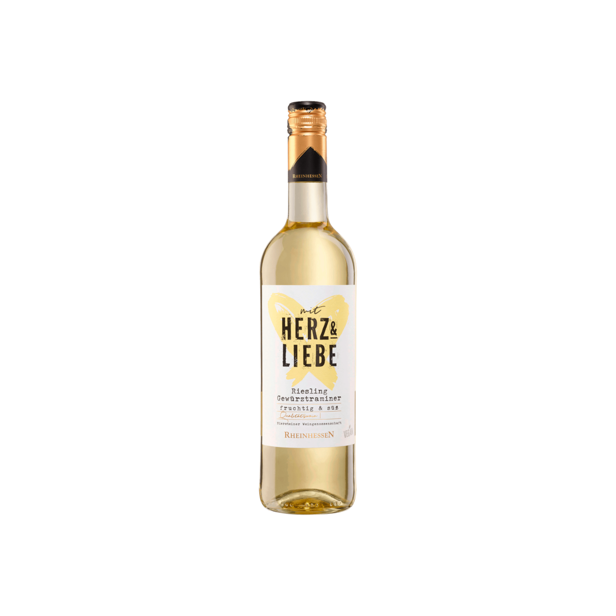 Mit Herz&Liebe Riesling&Gewürztraminer QbA süß 0,75l
