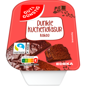 GUT&GÜNSTIG Kakaoglasur Zartbitter 200g