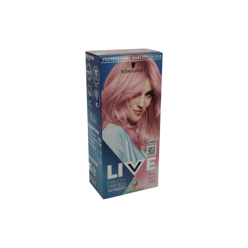 Live Pretty Pastels Haarfarbe Rose Gold P123