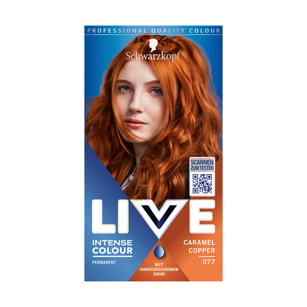 Live Intense Colour Haarfarbe Caramel Copper 077
