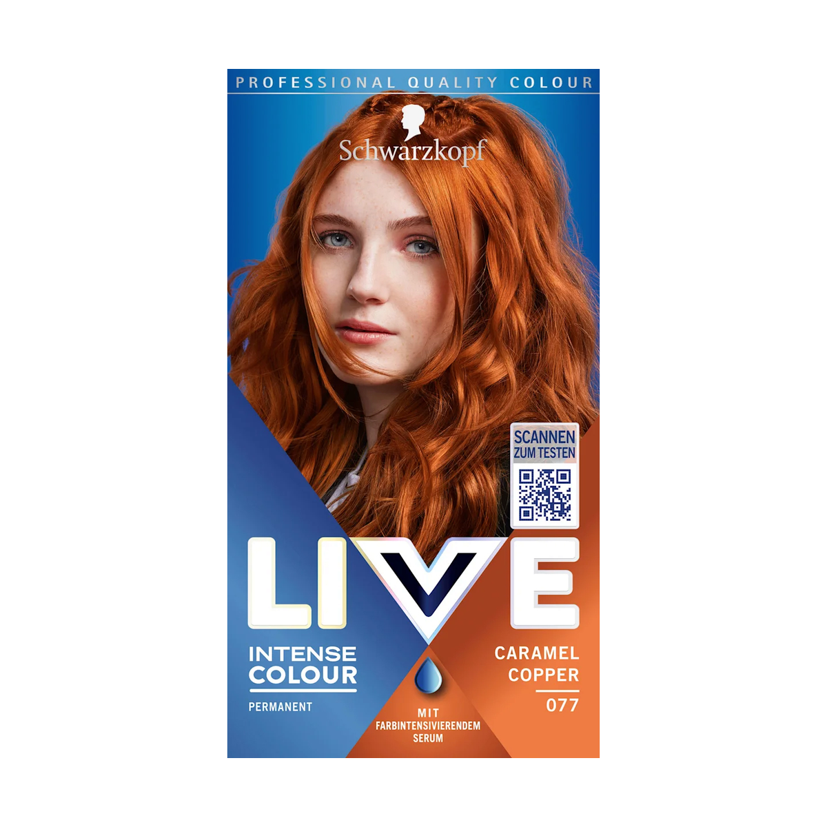 Live Intense Colour Haarfarbe Caramel Copper 077
