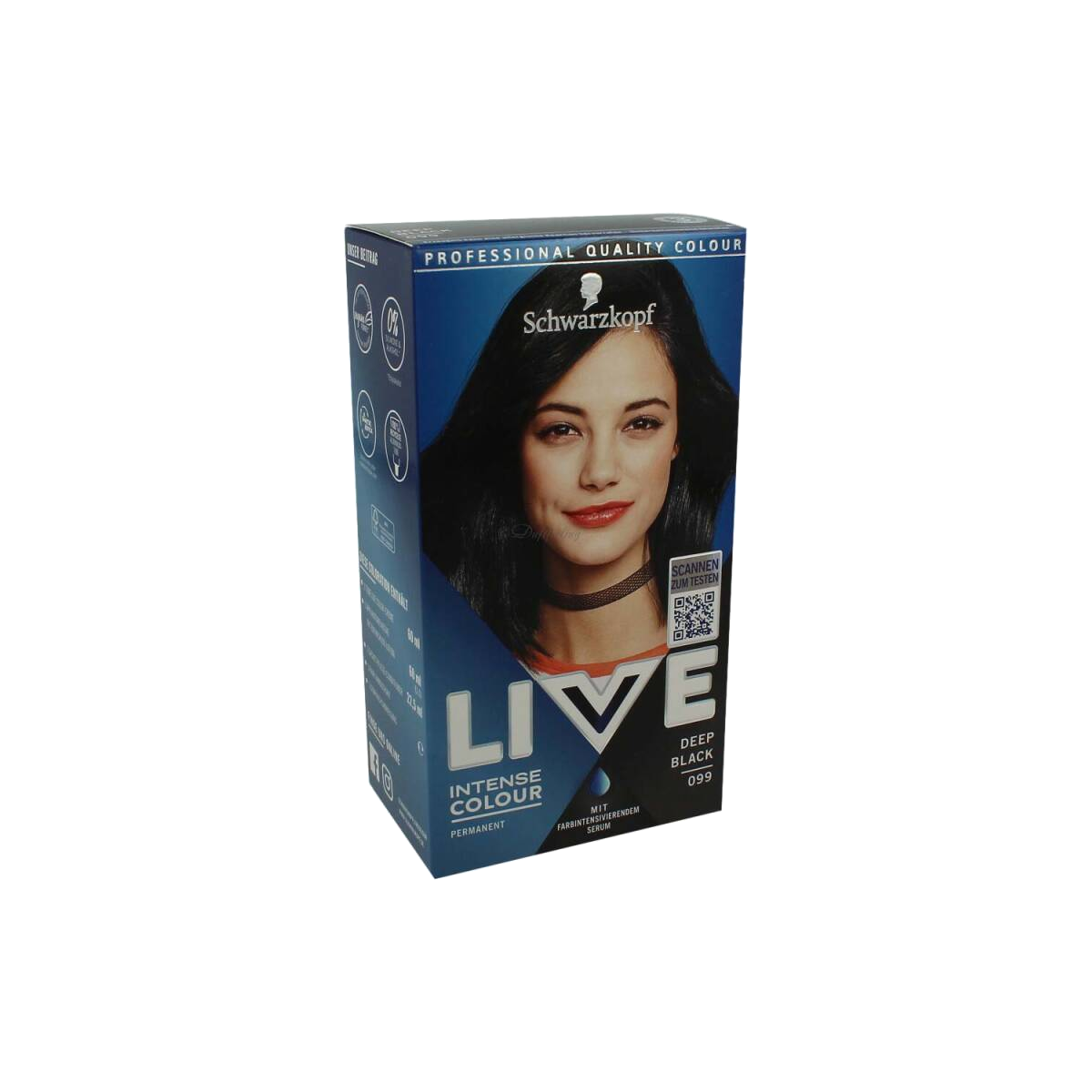 Live Intense Colour Haarfarbe Deep Black 099