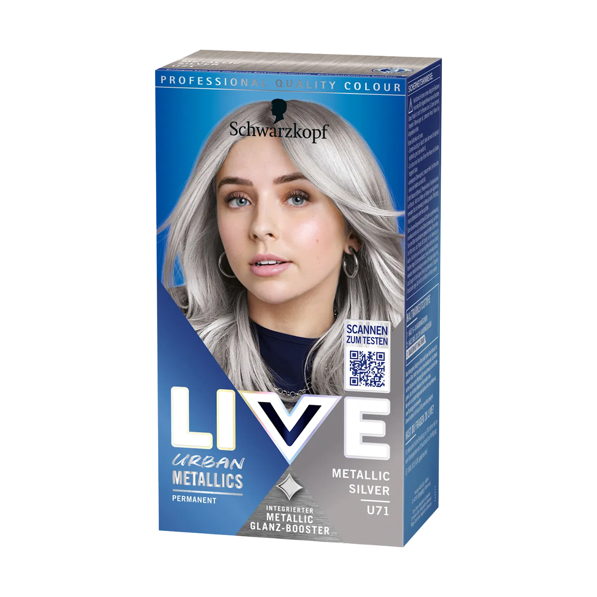 Live Urban Metallics Haarfarbe Metallic Silver U71