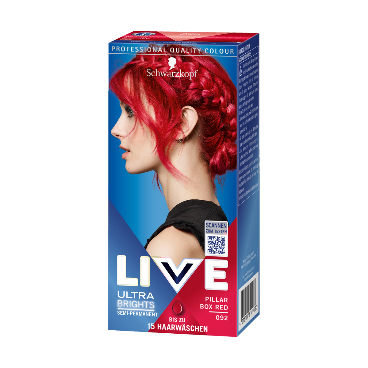 Live Ultra Brights Haarfarbe Pillar Box Red 092