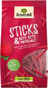 Bio Alnatura Sticks Rote Bete & Meersalz 100g