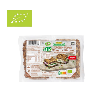 Bio Mestemacher Unser Pures Toastbrötchen 4ST 350g