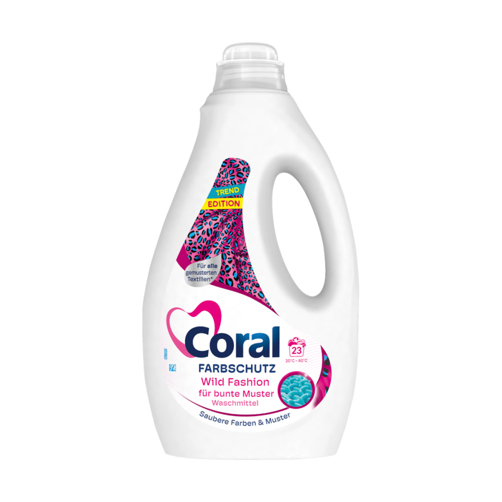 Coral Flüssigwaschmittel Farbschutz für bunte Muster 23WL 1,15l
