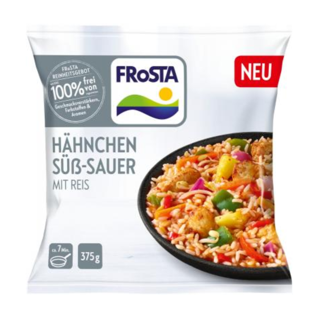 Frosta Hähnchen Süß Sauer 375g