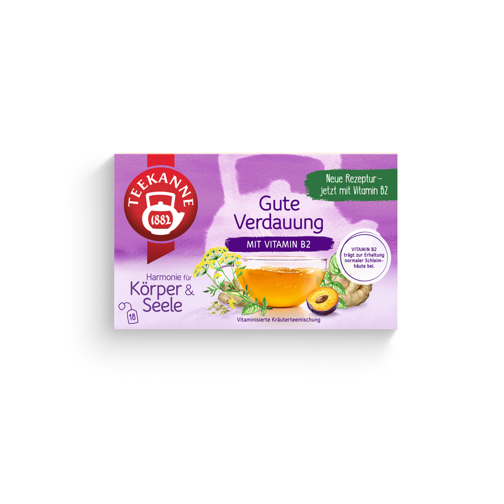Teekanne Gute Verdauung + Vit.B 18ST 36g