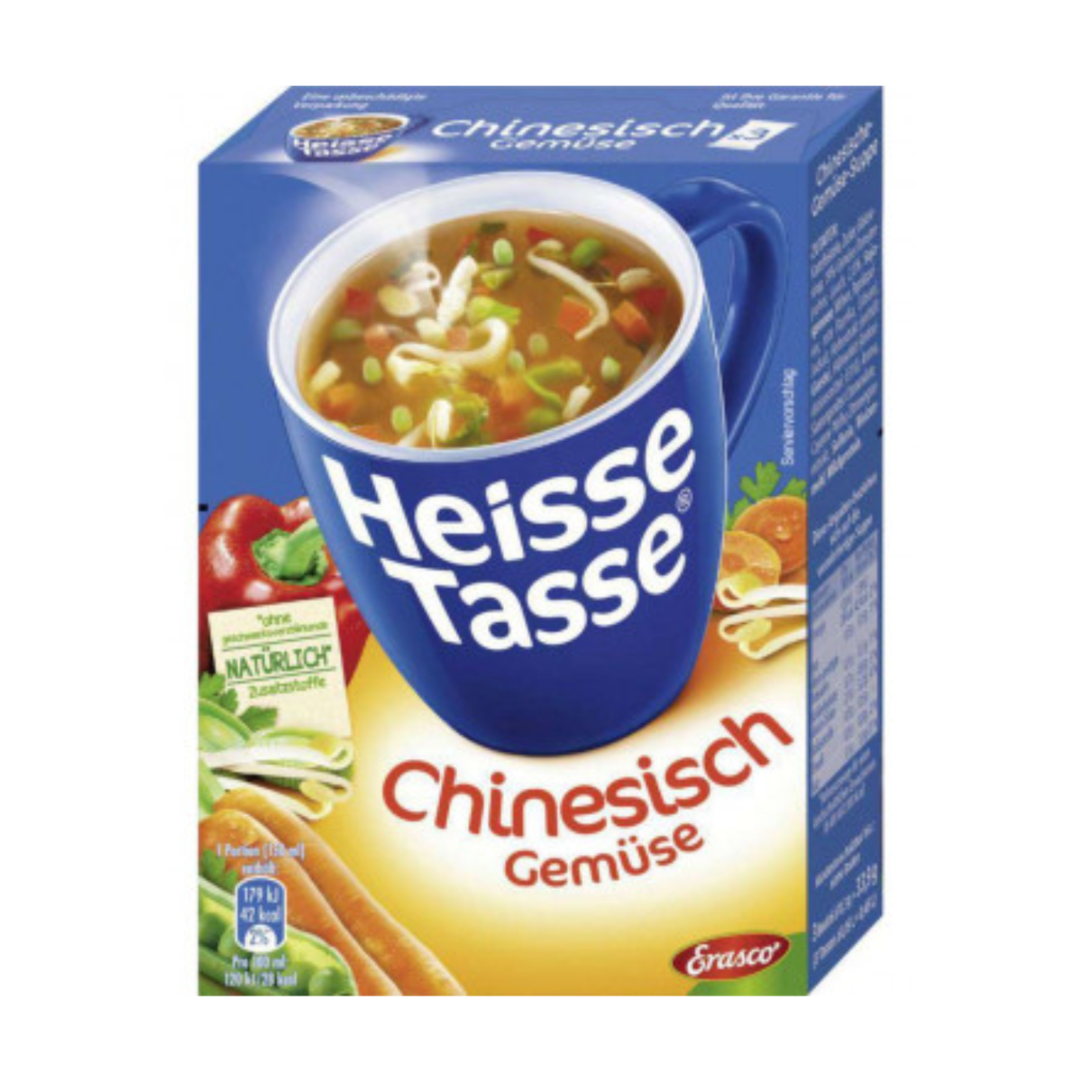 Heisse Tasse Chinesischer Art mit Gemüse für 600ml 46,8g