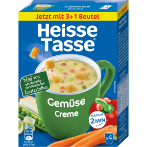 Heisse Tasse Gemüse Creme für 600ml 73,2g