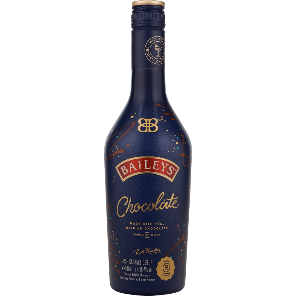 Baileys with real Belgian Chocolate Irish Cream Liqueur 15,7% 0,5l