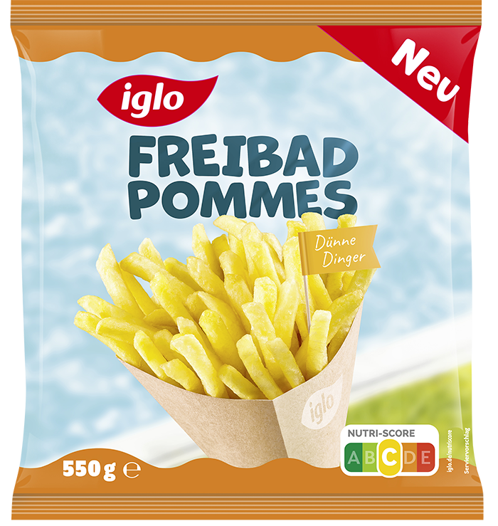Iglo Freibad Pommes Dünne Dinger 550g